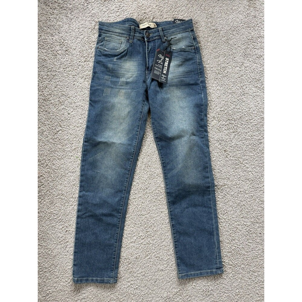 Stitches & Rivets Stretch Slim Fit Jeans Men’s Size 32x30 Blue Denim NWT